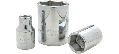 Gray M1212 12Mm X 1/2" Drive 12 Point Standard Length Chrome Finish Socket Tools
