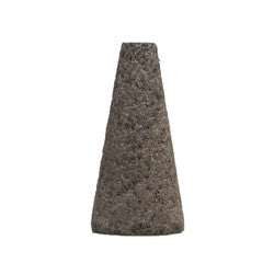 Carborundum 09150 - Type 17 Cones (Square End) Aluminum Oxide A24-R 1-1/2 / 1/2X3X3/8-24 05539509150