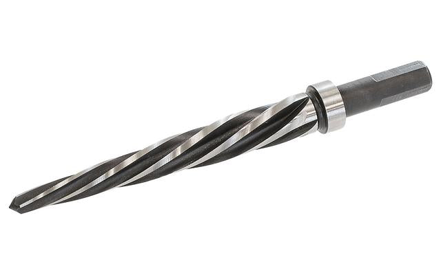 WALTER 01P013 13/16 inch reamer with 1/2 inch shank, showing the precision cutting tool for metalworking applications.
