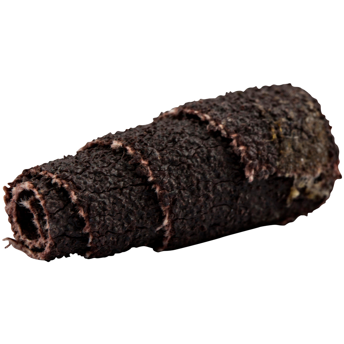 Merit Spirapoints 81714 full-tapered spiral points, aluminum oxide grit, 3/8 inch by 1 inch by 1/8 inch, shown in image.