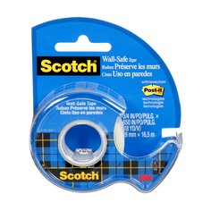 3M Scotch 183-ESF-RP12 - Scotch Wall-Safe Tape 183-ESF 3/4 in x 18 yd (19 mm x 16.5 m) 3M 7100141515 7100141515