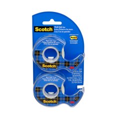 3M Scotch 183DM-2-ESF - Scotch Wall-Safe Tape 0.75 in x 600 in (19 mm x 15.5 m) 3M 7100188679 7100188679