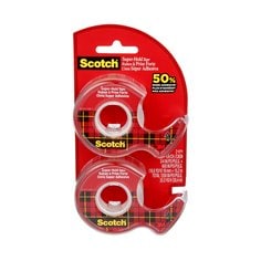 3M Scotch 198DM-2-ESF - Scotch Super-Hold Tape 0.75 in x 600 in (19 mm x 15.5 m) 2 pack 3M 7100188862 7100188862