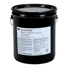 3M Scotch-Weld 2216-B-5GAL-GRY - Epoxy Adhesive 2216 Part B in Grey - 5 Gallon (19 L) 7000046360