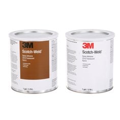 3M Scotch-Weld 2216-1GAL-KIT-CLR - Epoxy Adhesive 2216 B/A Part Kit in Translucent - 12.84 fl. Oz (380 ml) 7000046480