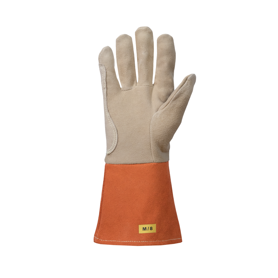 Superior Glove 370DTIGL Endura split deer tig welding glove with steady hand patch and 4.5-inch split cuff, Kevlar sewn for durability