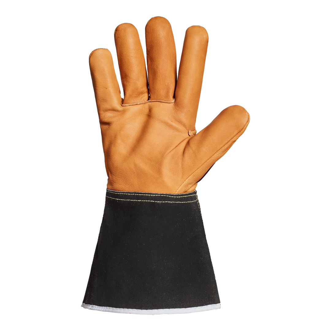 Superior Glove 375KGVBXXXL Endura Oilbloc goatskin glove with Kevlar lining, TPR back, 4-inch cuff, ANSI A4 safety standard
