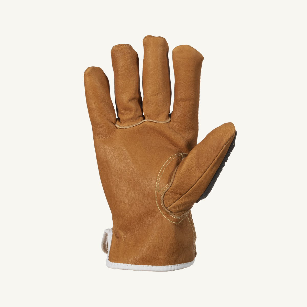 Superior Glove Endura goatskin driver glove with oilbloc treatment, Kevlar, glass lining, TPR back, ANSI 4 arc protection, size 3