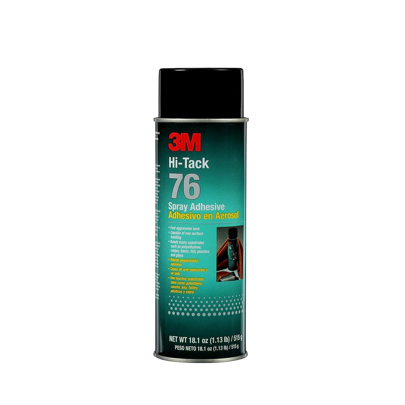3M Spray 76 7000121433 - Hi-Tack Spray 76 Adhesive in Clear 24 fl. Oz (709.77 ml)