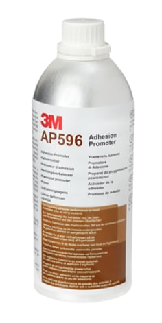 3M AP596 adhesion promoter, clear, 1000 mL bottle.
