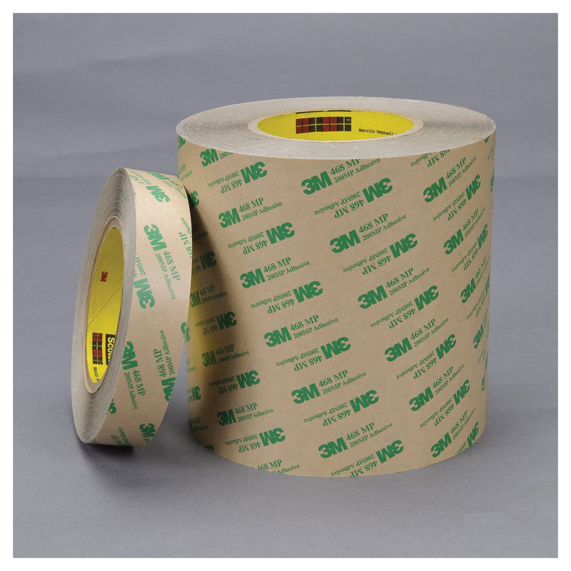 3M 468MP-48X60 - Adhesive Transfer Tape 468MP Clear 48 IN X 60 Yards 5.0 MIL 1 Per Case 3M 7000124309 7000124309 - eGrimesDirect