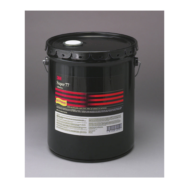 3M Super 77 77-5GAL-CAN - Super 77 Adhesive - 5 Gallon (19 L) Can 7000000919 - eGrimesDirect