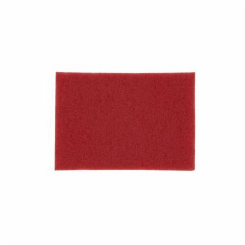 3M F-5100-RED-12X18 - Red Buffer Pad 5100 12 Inch x 18 Inch 7000126412