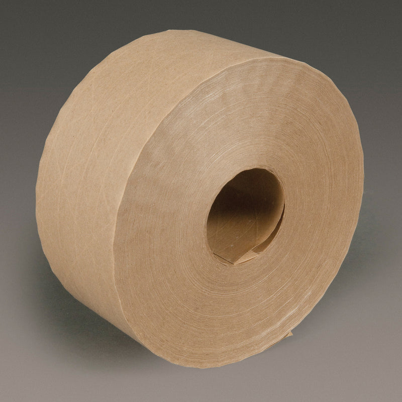 3M 6144-70X450 - Water-Activated Paper Tape 6144 Natural Economy Reinforced (70mm x 137.2 m) 7000029099 - eGrimesDirect