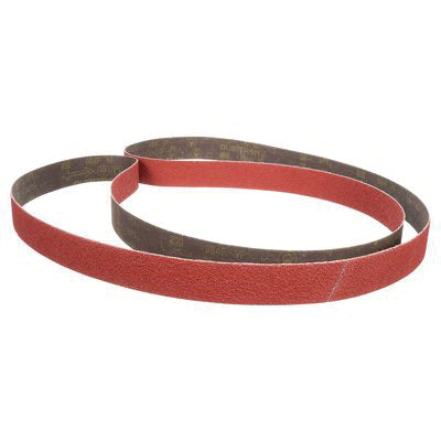 3M 384F 60+ Grit 3-inch x 132-inch sanding belt for narrow belt sander, durable abrasive belt for surface finishing.