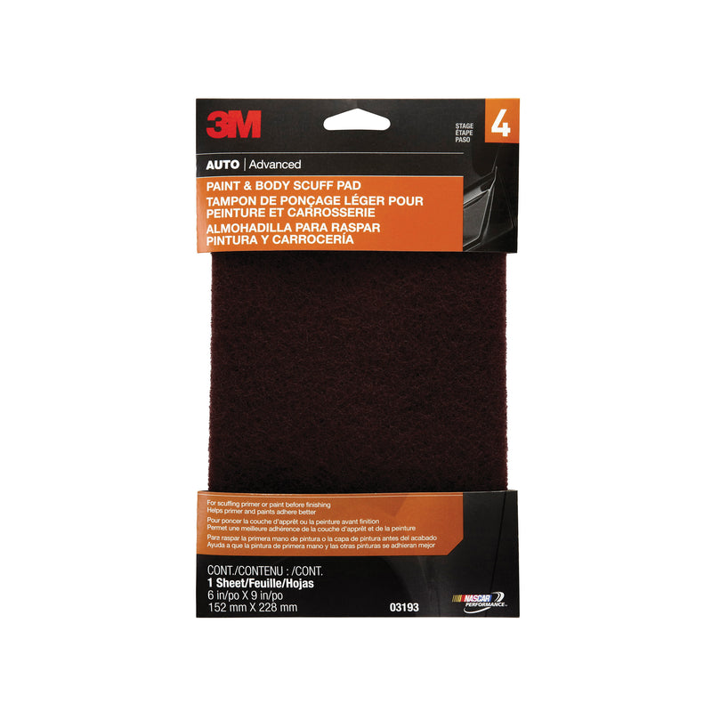 3M 03193NA - 3M Paint and Body Scuff Pad 3M 03193NA 7100155462