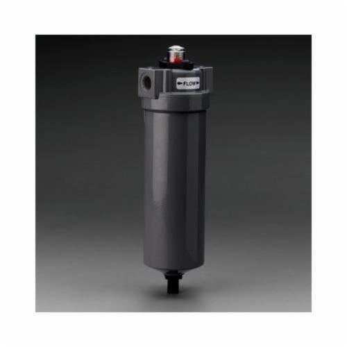 3M W-3012/07008(AAD) coalescing filter assembly with inlet and outlet ports, used for air filtration systems.