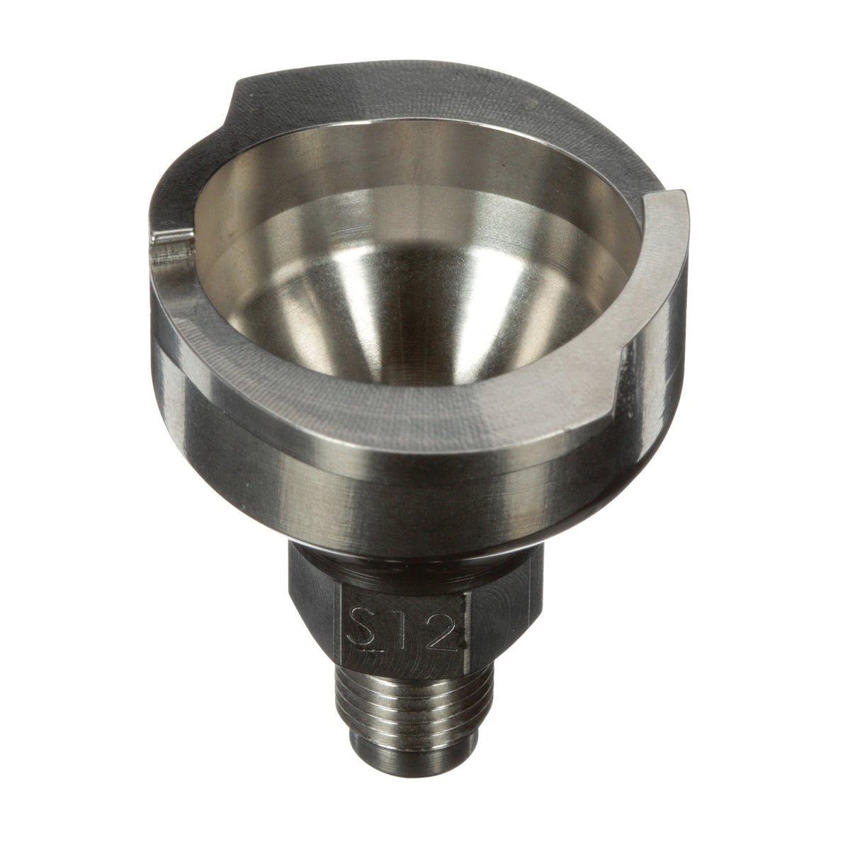 3M 26022 Paint Prep System 2.0 Adapter, black plastic component with connection ports, used for automotive paint preparation.