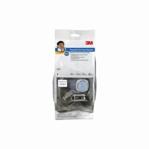 3M Disposable Respirator Paint Project P95 with adjustable straps and valve for comfortable protection during painting tasks.
