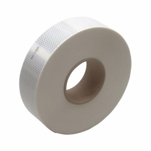 3M Diamond Grade 983-10-6X50 white conspicuity safety tape on a roll, designed for high visibility markings