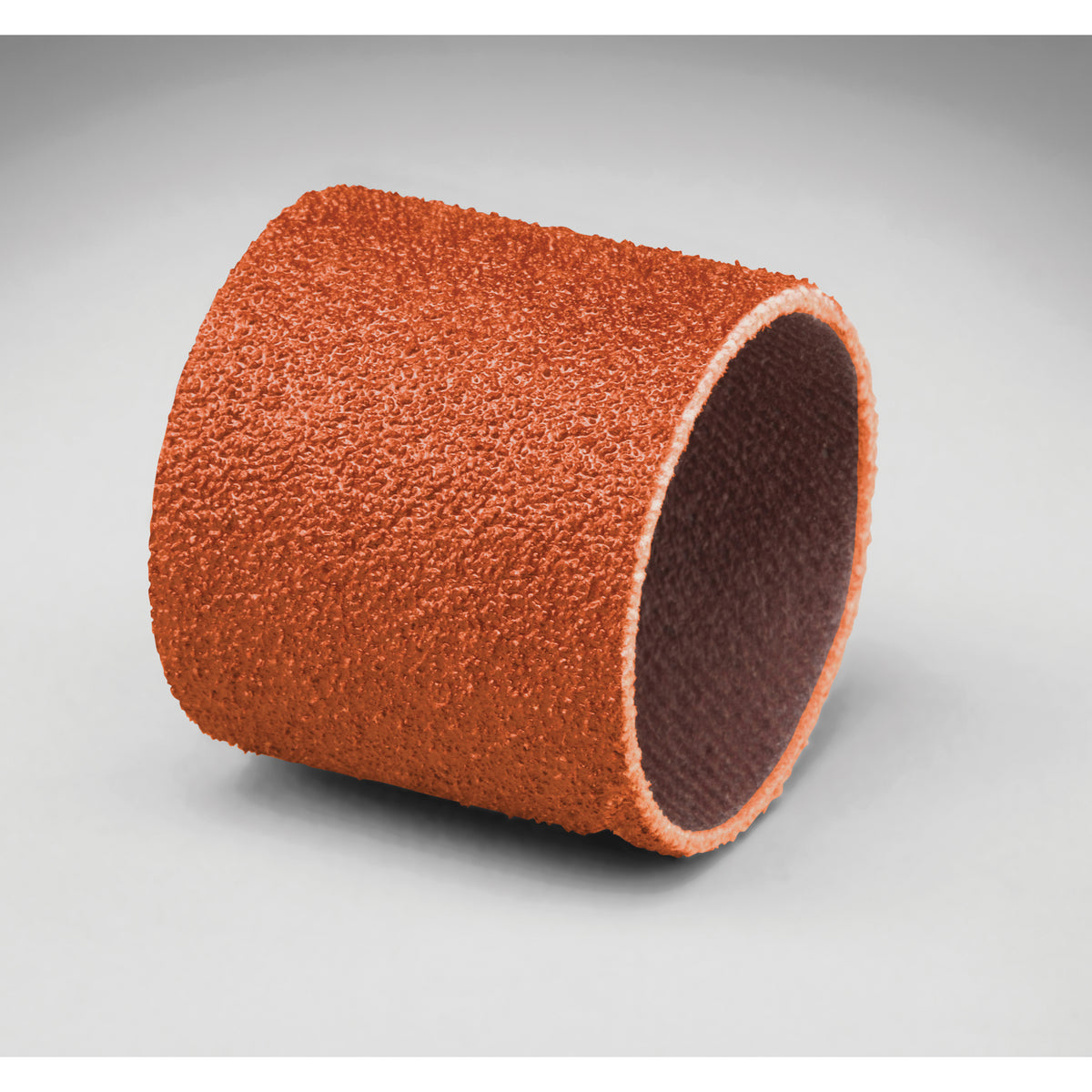 3M 747D aluminum oxide sanding band, 1 inch by 1 inch, 120 grit for grinding and finishing applications.