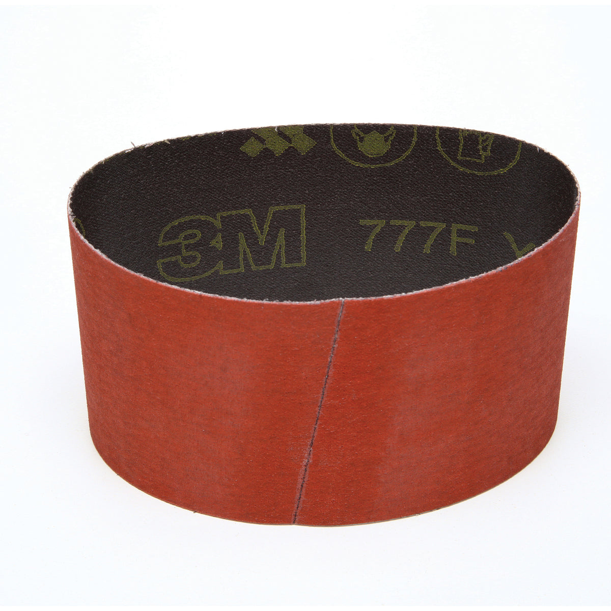 3M Cubitron AB84307 sanding belts with closed ceramic abrasive, orange cloth, Y Flex, 120 grit, 3-1/2 x 15-1/2 inches