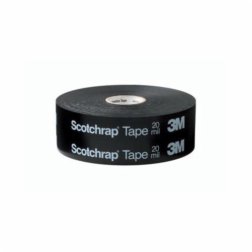 3M Scotchrap 50-1X100 - All-Weather Corrosion Protection Tape 50 Printed Black 10 mil (1 Inch x 100 ft) 7000005811 - eGrimesDirect