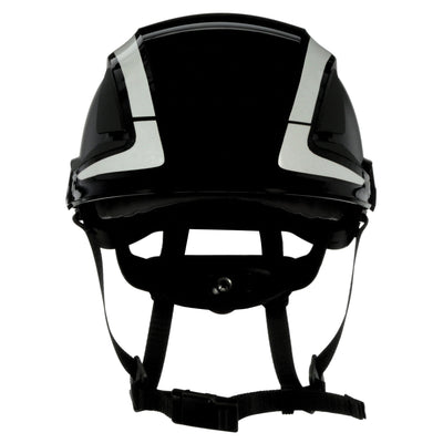 3M X5012X-ANSI - SecureFit X5000 Series Safety Helmet Black with Scotchlite Reflective Material 7100175560 - eGrimesDirect