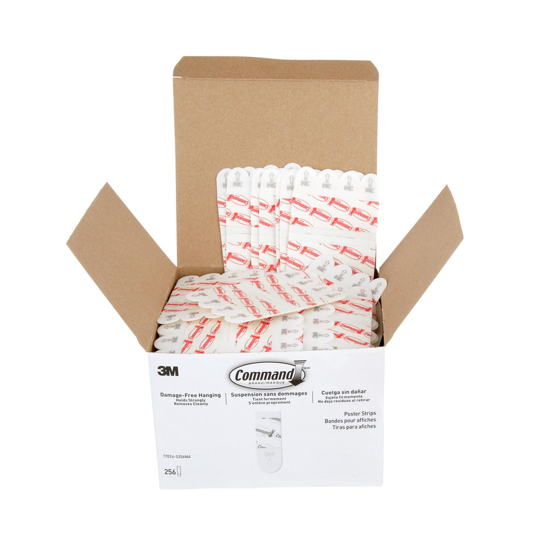 3M Command 17024-S256NA — open 256-strip package