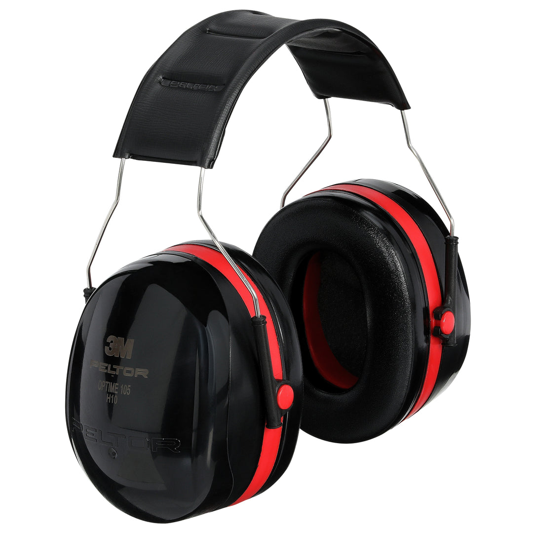 3M Peltor H10A Optime 105 Earmuffs, over-the-head, Case of 10 pairs 7000009665