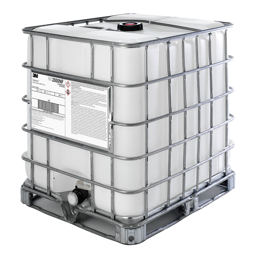 3M TM Fastbond TM Contact Adhesive 2000NF, Blue, 270 Gallon (1022 L), Drum