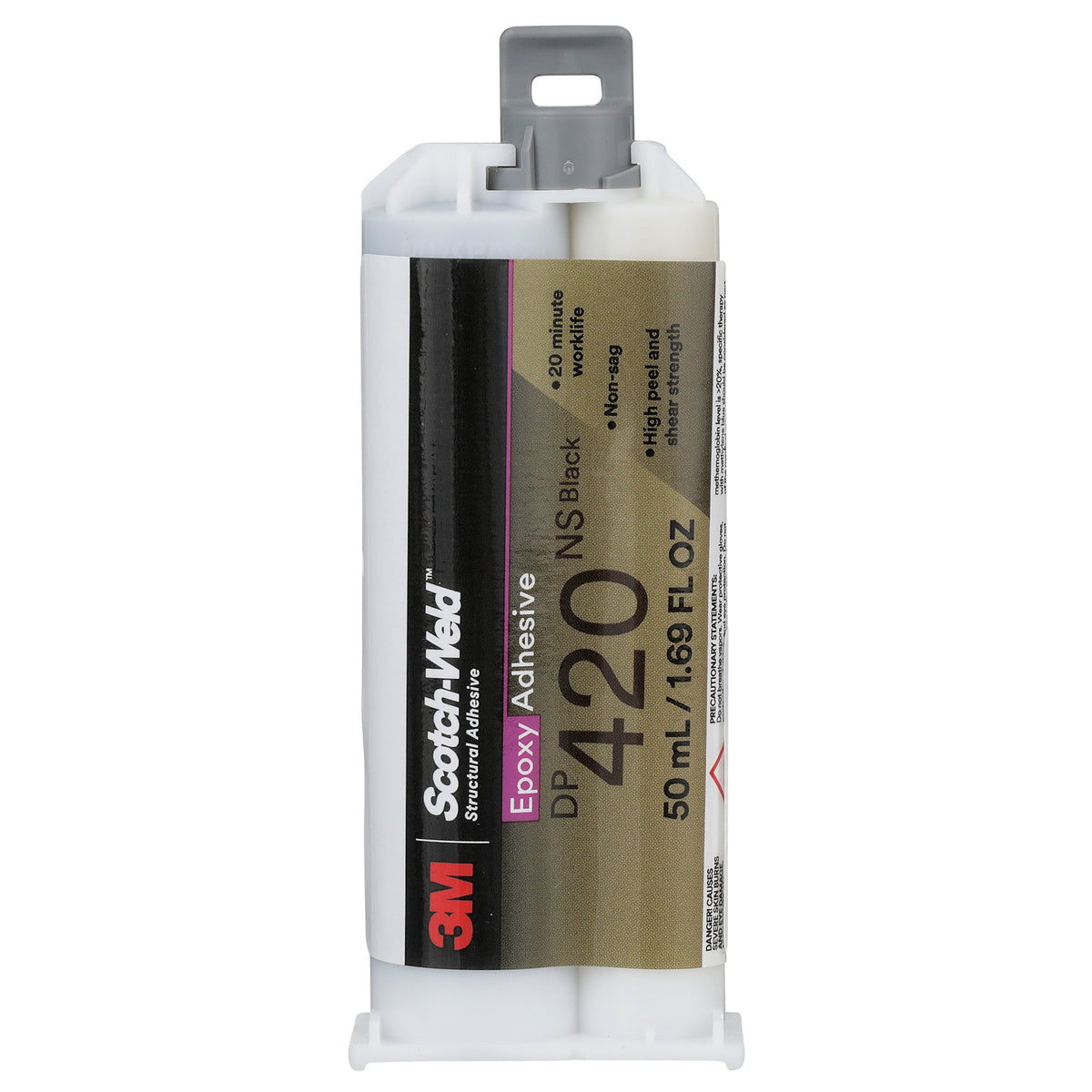 3M TM Scotch-Weld TM Epoxy Adhesive DP420NS, Black, 50 mL Duo-Pak, 12/Case