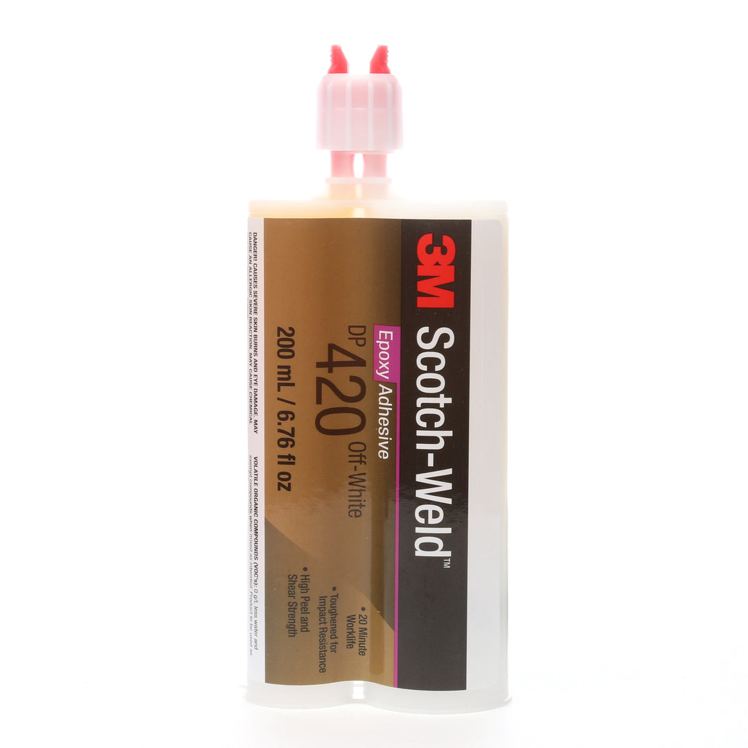 3M TM Scotch-Weld TM Epoxy Adhesive DP420, Off-White, 200 mL Duo-Pak, 12/Case
