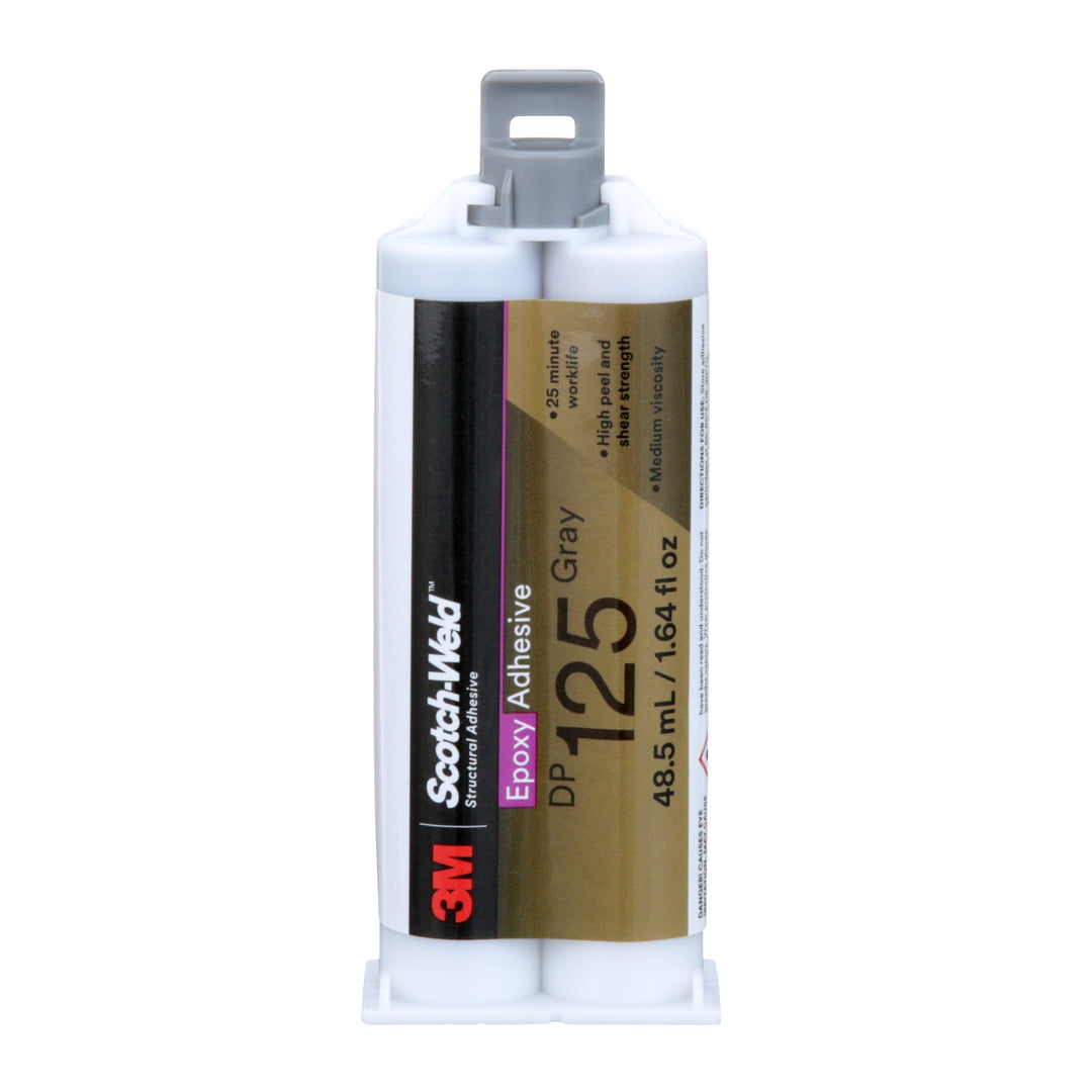 3M TM Scotch-Weld TM Epoxy Adhesive DP125, Grey, 48.5 mL Duo-Pak, 12/Case
