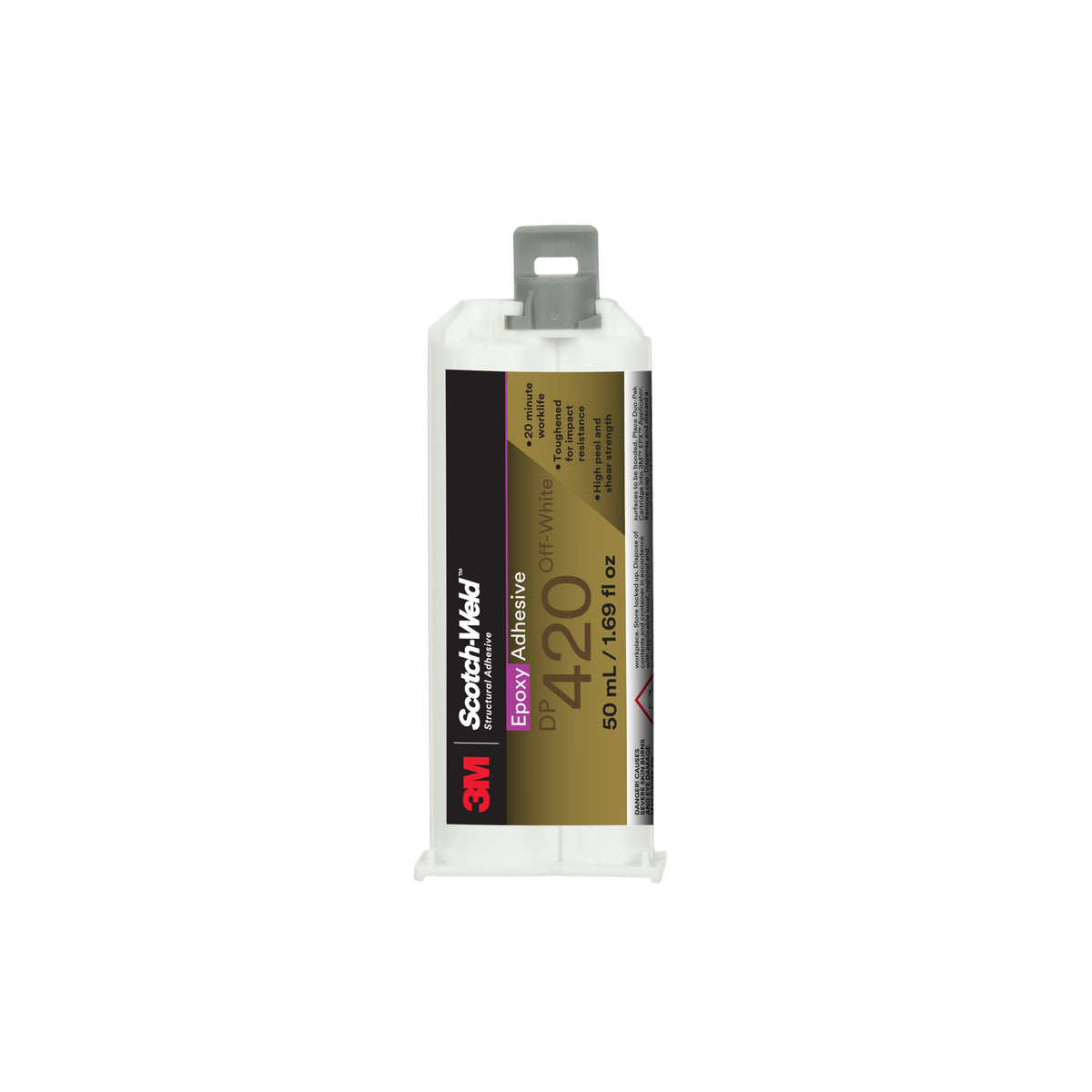 3M TM Scotch-Weld TM Epoxy Adhesive DP420, Off-White, 50 mL Duo-Pak, 12/Case
