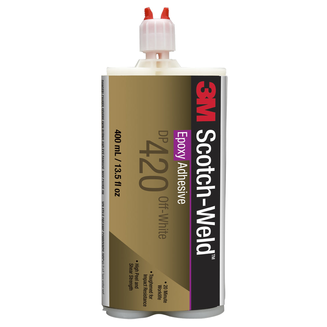 3M TM Scotch-Weld TM Epoxy Adhesive DP420, Off-White, 400 mL Duo-Pak, 6/Case