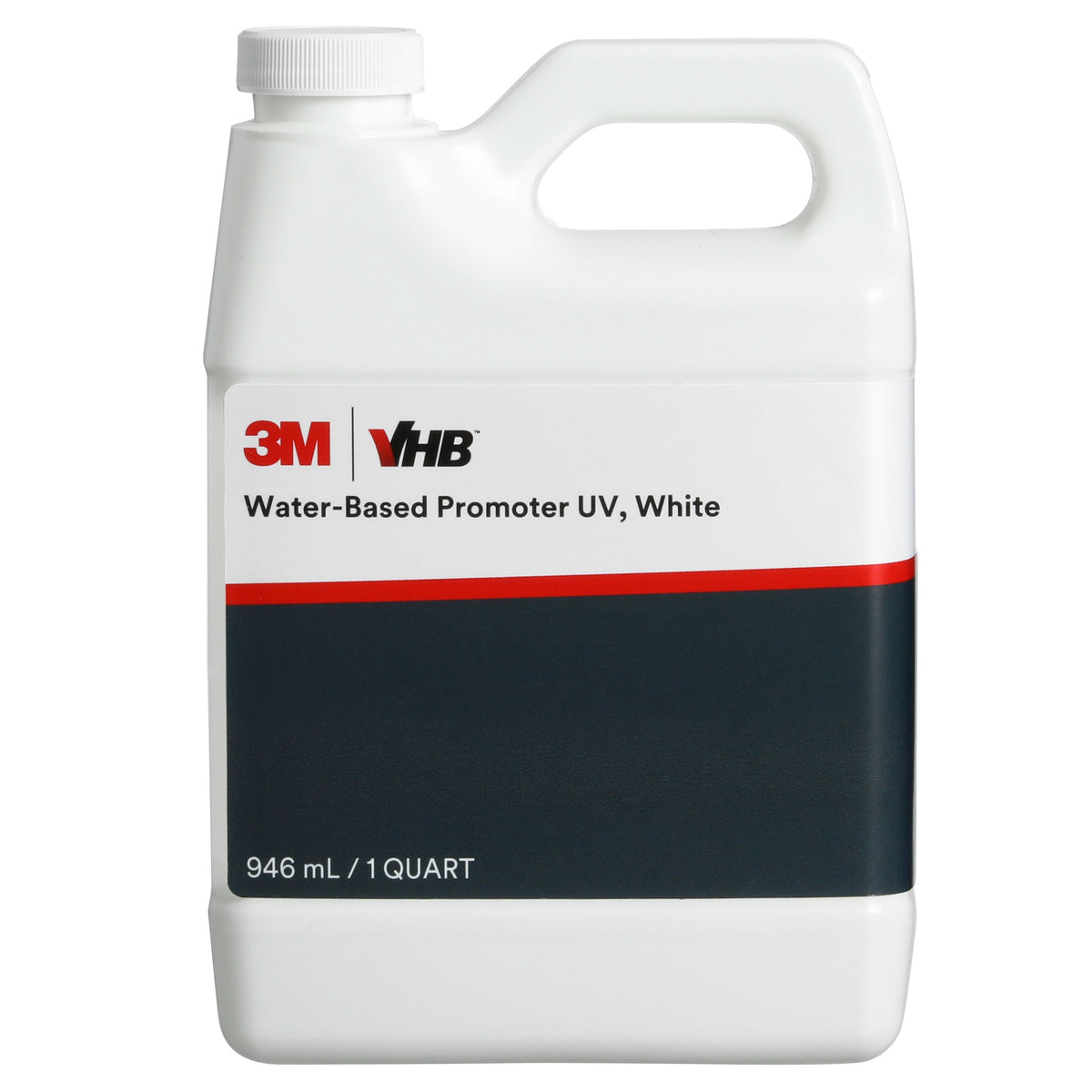3M TM VHB TM Tape Water-Based Promoter UV, White, 1 Quart (.95 L), 12 Bottle/Case