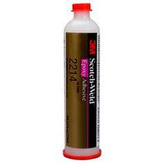 3M Scotch-Weld 2214HT-CART high-temperature grey epoxy adhesive in a 6 fl oz (177 ml) cartridge, suitable for industrial bonding.