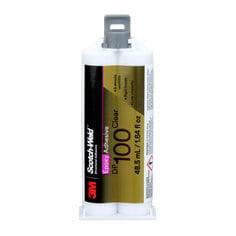 3M Scotch-Weld DP100 Duo-Pak 2-part epoxy adhesive cartridge in clear, 1.69 fl oz (50 ml) for strong bonding applications
