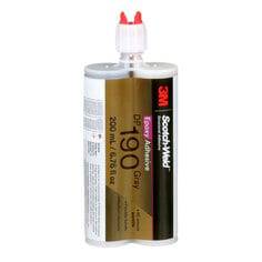 3M Scotch-Weld DP190 2-part epoxy cartridge in grey, 200 ml, durable adhesive for bonding and repairs.