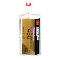 3M Scotch-Weld DP460NS Duo-Pak epoxy adhesive cartridge in white, 2-part epoxy in 200 ml cartridge for strong bonding.