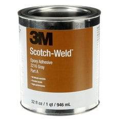 3M Scotch-Weld 2216 epoxy adhesive 2-part grey kit, 2 fl oz (60 ml) for strong industrial bonding and repairs.