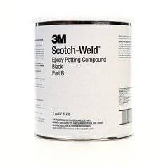 3M Scotch-Weld DP270 black 2-part epoxy potting compound kit in a 1-gallon container, used for electrical and industrial sealing.