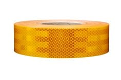 3M 983-71-2X9(100) - Diamond Grade Conspicuity Markings 983-71 ES edge sealed pre-cut yellow 2 in x 9 in 100 per pack 7100138049