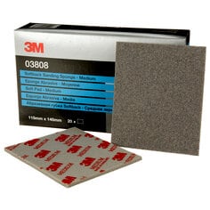 3M AB03808 - 4-1/2 Inch x 5-1/2 Inch Softback Sanding Sponge Medium 7000043357 - eGrimesDirect