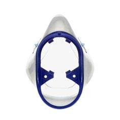 3M FF-400-11 nose cup assembly, respiratory mask accessory, with plastic nose cup and adjustable straps for a secure fit.