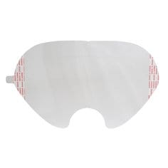 3M FF-400-15 lens cover accessory for protective eyewear, shown in black with clear viewing window.