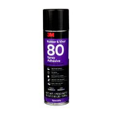 3M 80-24OZ-IND - Aerosol Spray 80 Rubber And Vinyl Adhesive in Yellow 24 fl. Oz (709.77 ml) 7000028604 - eGrimesDirect