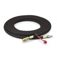 3M W-9445-25 high-pressure supplied air hose with Schrader fittings, 3/8 inch diameter, 25 feet long for industrial use.