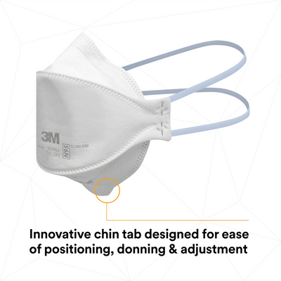3M Aura™ 9205+ N95 Flat-Fold Particulate Respirator – Made in Canada, Individually Packaged (Case of 440 | Box of 20) – MFG 7100246592 - eGrimesDirect